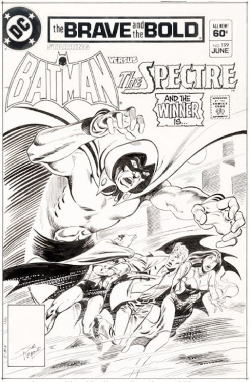 The Brave and the Bold #199 Cover Art by Jim Aparo sold for $15,535. Click here to get your original art appraised.