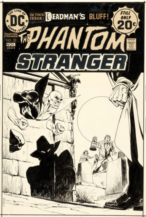 The Phantom Stranger #33 Cover Art by Jim Aparo sold for $22,800. Click here to get your original art appraised.