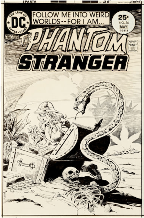 The Phantom Stranger #36 by Jim Aparo sold for $7,200. Click here to get your original art appraised.