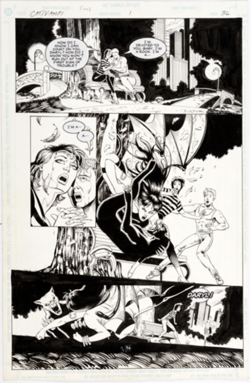 Catwoman/Vampirella: The Furies Page 36 by Jim Balent sold for $170. Click here to get your original art appraised.