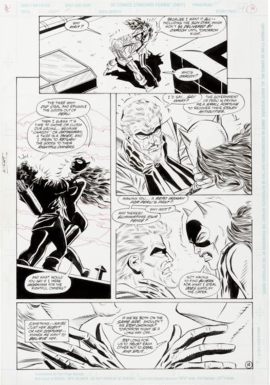 Green Arrow #86 Page 14 by Jim Balent sold for $310. Click here to get your original art appraised.