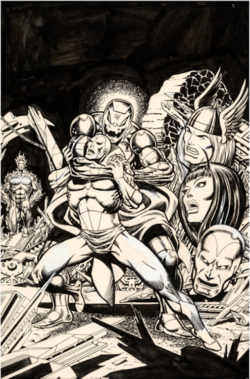 The Avengers #135 Cover Art by Jim Starlin sold for $32,400. Click here to get your original art appraised.