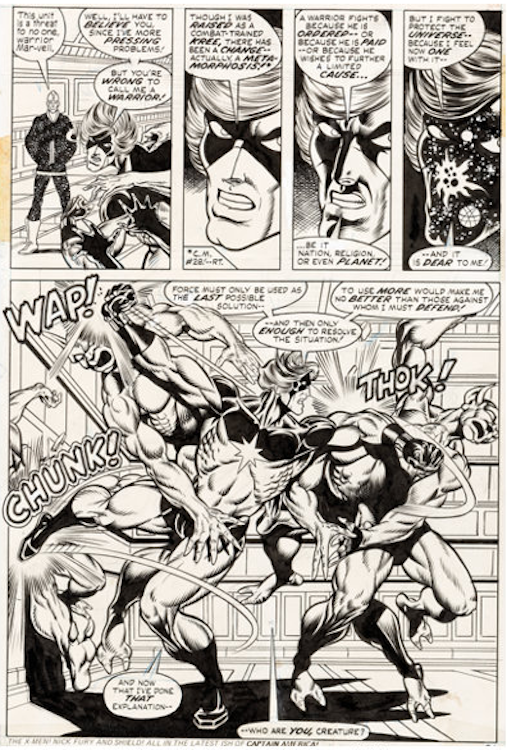 Captain Marvel #32 Page 15 by Jim Starlin sold for $19,200. Click here to get your original art appraised.