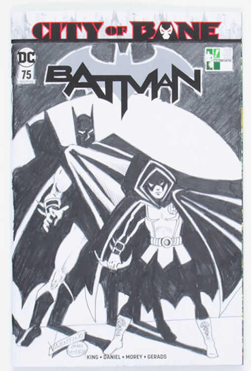 Batman #75 Sketch Variant Cover Art by Jim Valentino sold for $630. Click here to get your original art appraised.