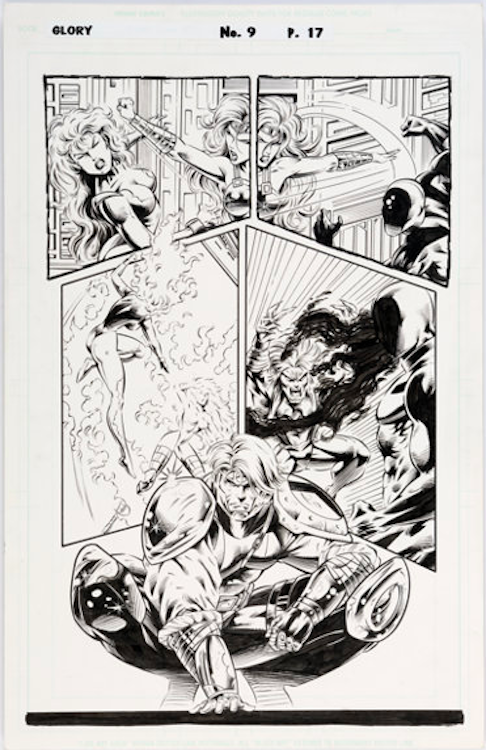 Glory #9 Page 17 by Jim Valentino sold for $40. Click here to get your original art appraised.