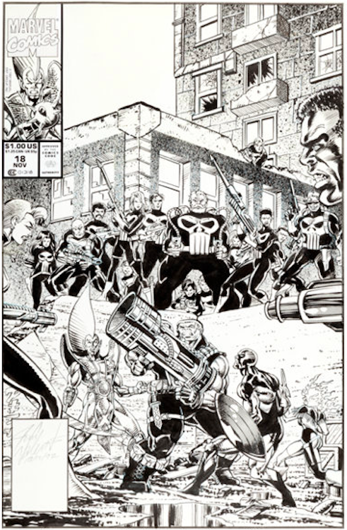 Guardians of the Galaxy #18 Cover Art by Jim Valentino sold for $2,390. Click here to get your original art appraised.