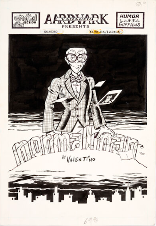 Normalman #6 Cover Art by Jim Valentino sold for $1,440. Click here to get your original art appraised.