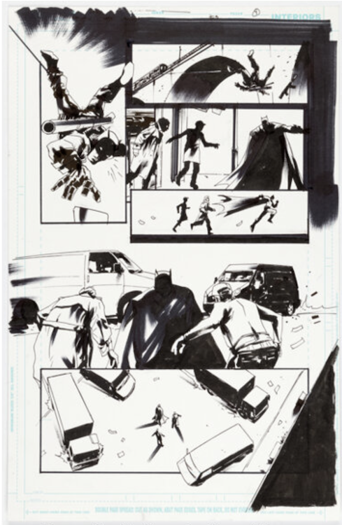 The Batman Who Laughs #3 Page 9 by Jock sold for $460. Click here to get your original art appraised.