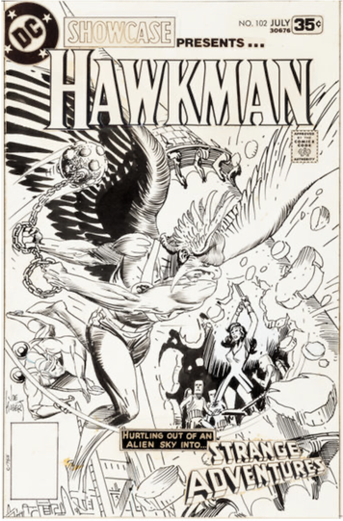 Showcase #102 Cover Art by Joe Kubert sold for $13,200. Click here to get your original art appraised.