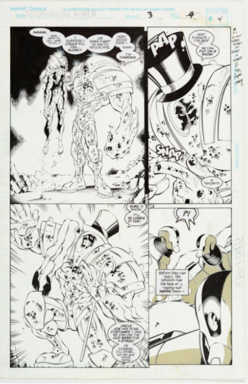 Astonishing X-Men #2 Page 4 by Joe Madureira sold for $1,140. Click here to get your original art appraised.