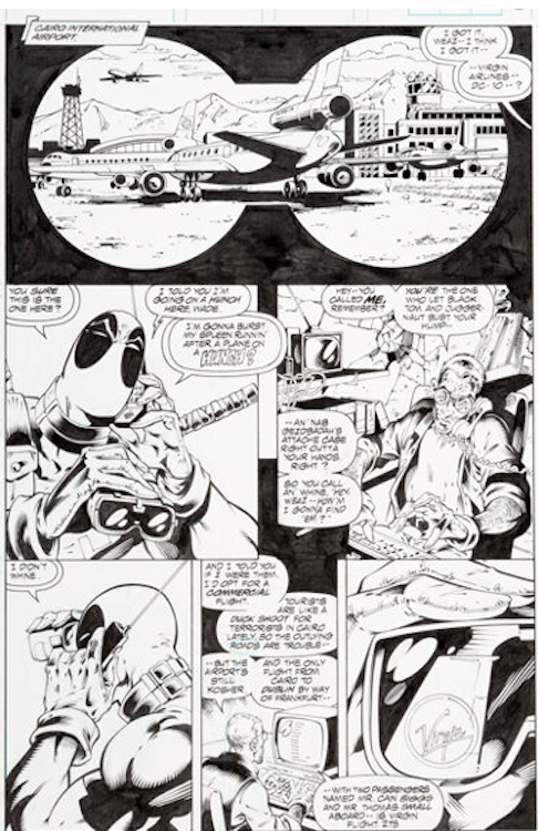 Deadpool: The Circle Chase #2 Page 14 by Joe Madureira sold for $3,360. Click here to get your original art appraised.
