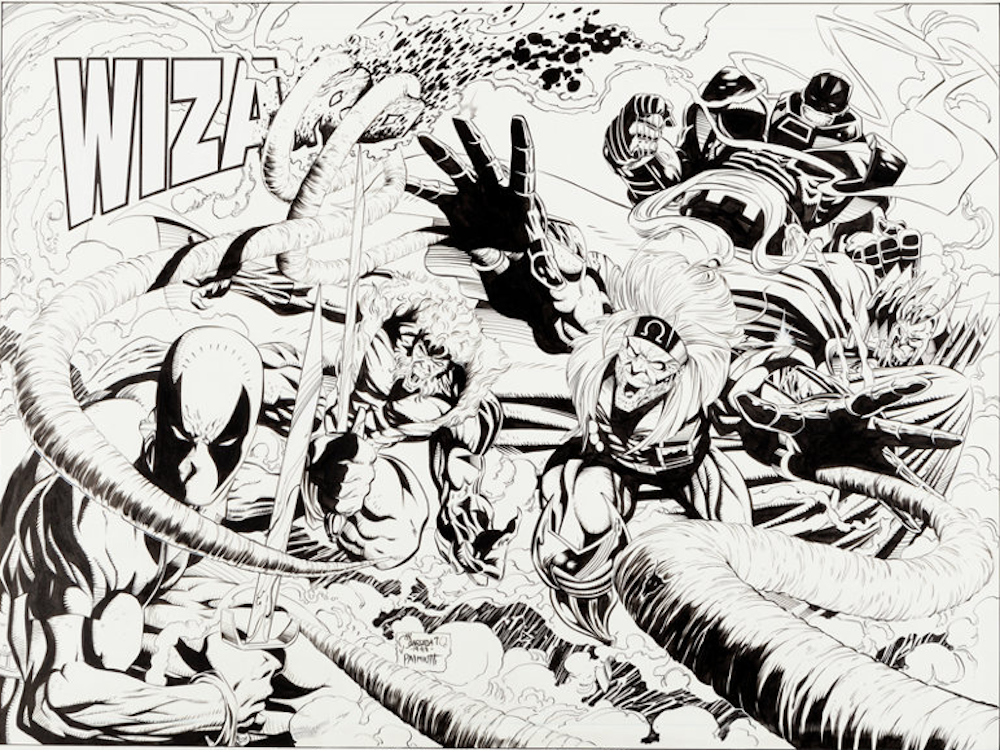 Wizard Magazine #22 Cover Art by Joe Quesada sold for $3,110. Click here to get your original art appraised.