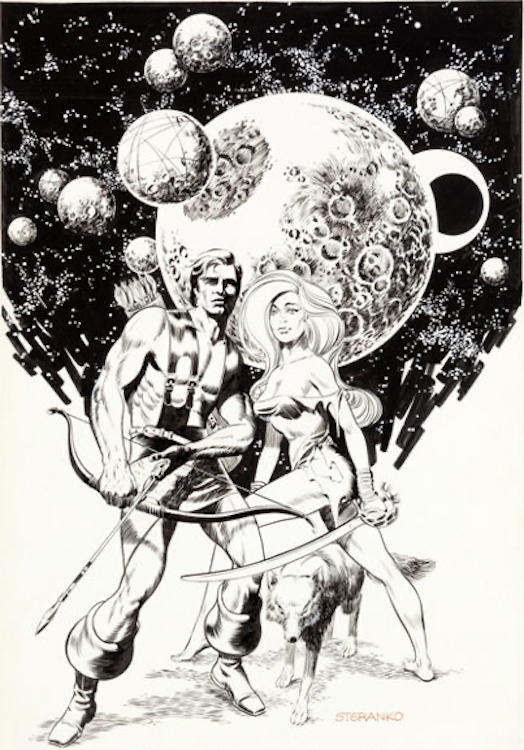 Comic Crusader #12 Pin-up Illustration by Jim Steranko sold for $5,260. Click here to get your original art appraised.