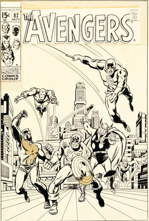 The Avengers #82 Cover Art by John Buscema sold for $156,000. Click here to get your original art appraised.