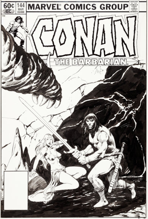 Conan the Barbarian #144 Cover Art by John Buscema sold for $11,400. Click here to get your original art appraised.