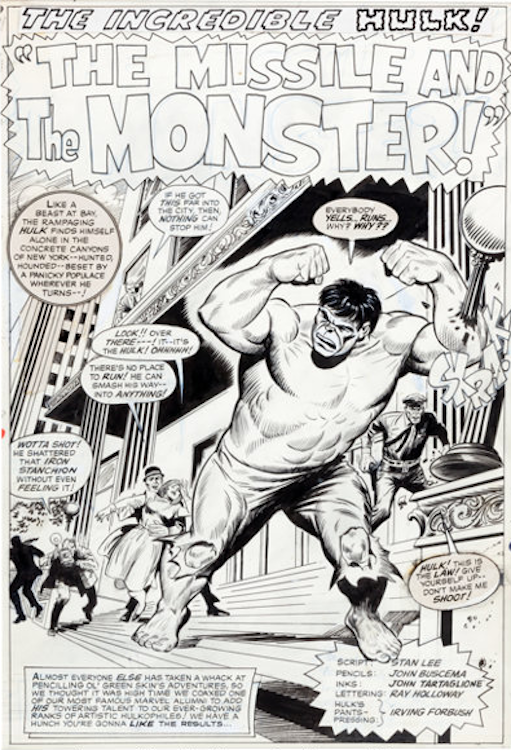 Tales to Astonish #85 Splash Page by John Buscema sold for $9,560. Click here to get your original art appraised.