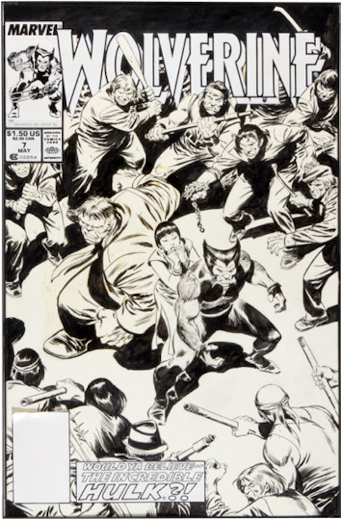 Wolverine #7 Cover Art by John Buscema sold for $9,560. Click here to get your original art appraised.