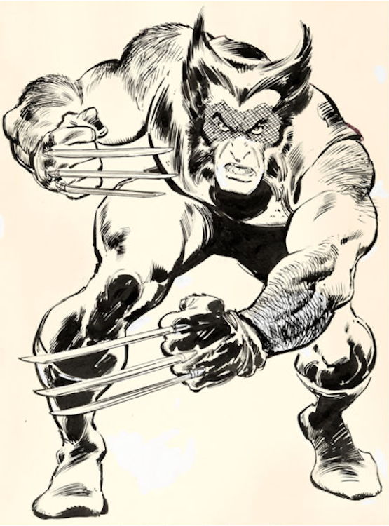Wolverine Corner Box Illustration by John Buscema sold for $21,600. Click here to get your original art appraised.