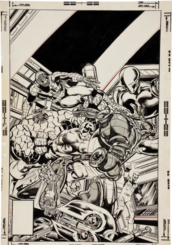 Captain America #249 Cover Art by John Byrne sold for $17,925. Click here to get your original art appraised.