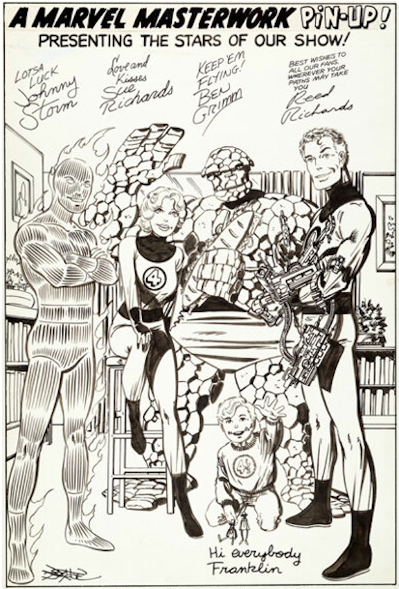 Fantastic Four #250 Pin-up Illustration by John Byrne sold for $43,200. Click Here to get your original art appraised.