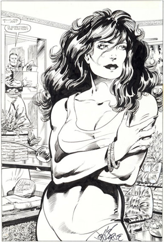 Marvel Graphic Novel #18 Sensational She-Hulk by John Byrne sold for $10,160. Click here to get your original art appraised.