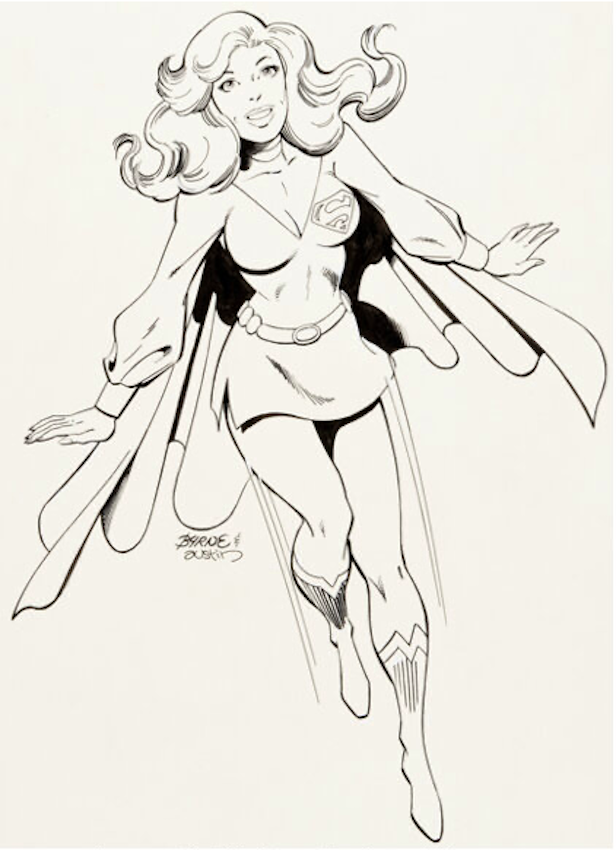 Supergirl Specialty Illustration by John Byrne sold for $7,800. Click here to get your original art appraised.