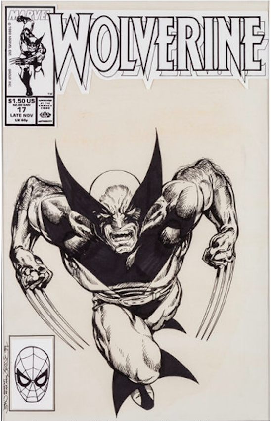 Wolverine #17 Cover Art by John Byrne sold for $33,460. Click here to get your original art appraised.