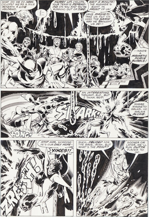 X-Men #113 Page 14 by John Byrne sold for $108,000. Click here to get your original art appraised.