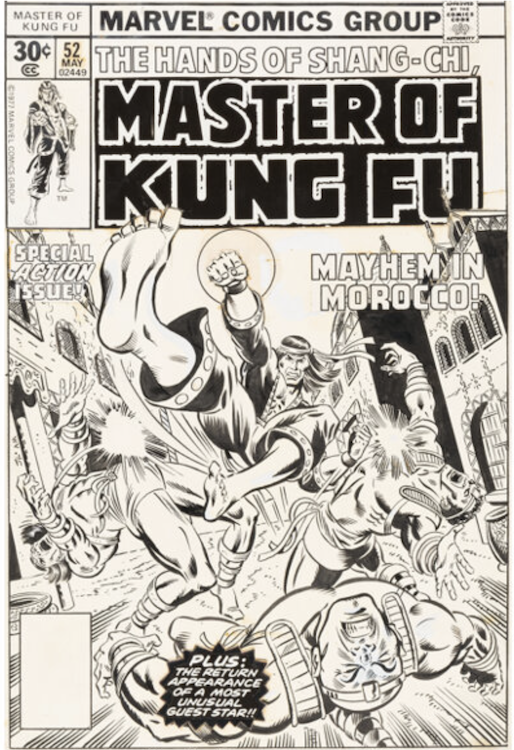 Master of Kung Fu #52 Cover Art by John Romita Jr. sold for $18,000. Click here to get your original art appraised.