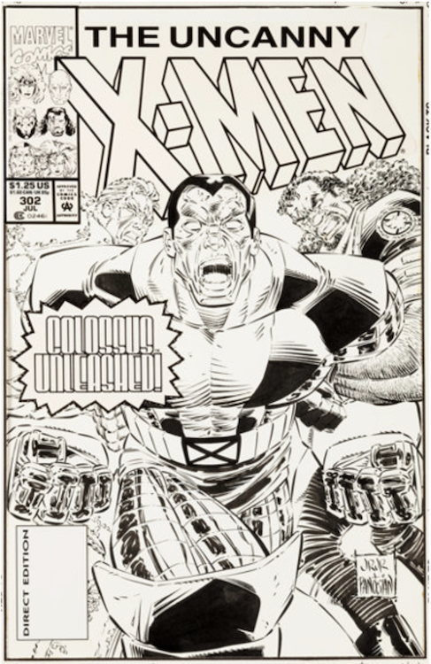 Uncanny X-Men #302 Cover Art by John Romita Jr. sold for $10,755. Click here to get your original art appraised.