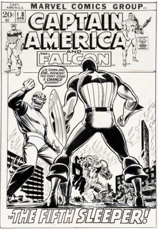 Captain America #148 Cover Art by John Romita Sr. sold for $38,400. Click here to get your original art appraised.