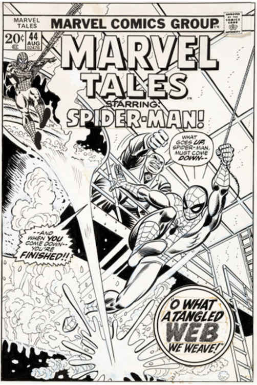 Marvel Tales #44 Cover Art by John Romita sold for $60,000. Click here to get your original art appraised.