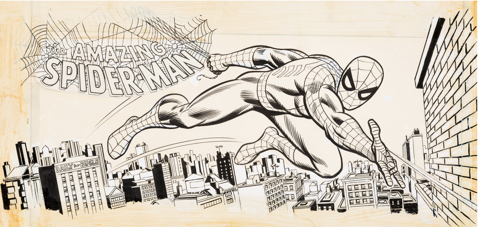 Spider-Man Illustration by John Romita Sr. sold for $7,770. Click here to get your original art appraised.