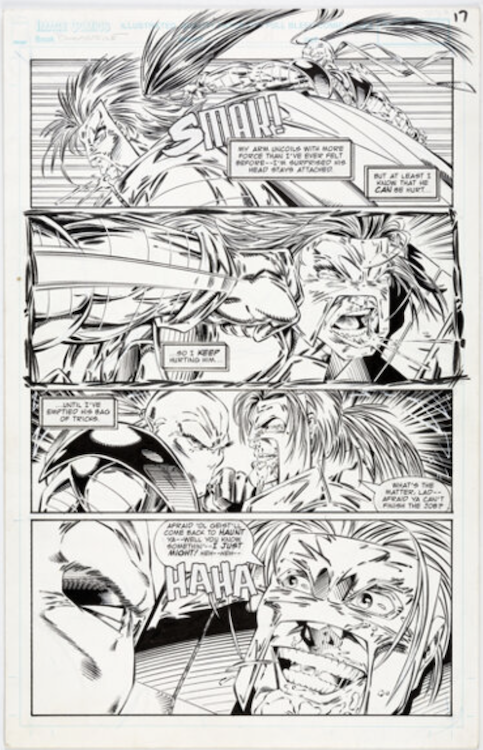 Bloodstrike #14 Page 17 by Karl Altstaetter sold for $80. Click here to get your original art appraised.