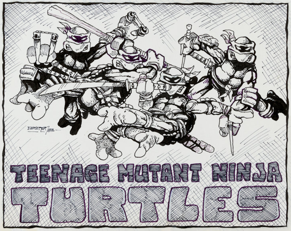 Teenage Mutant Ninja Turtles Pinup Illustration by Kevin Eastman sold for $23,900. Click here to get your original art appraised.