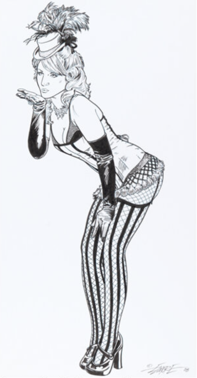 Burlesque Babe Illustration by Larry Elmore sold for $290. Click here to get your original art appraised.