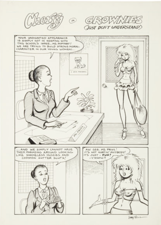Cherry #9 Page 1 by Larry Welz sold for $260. Click here to get your original art appraised.