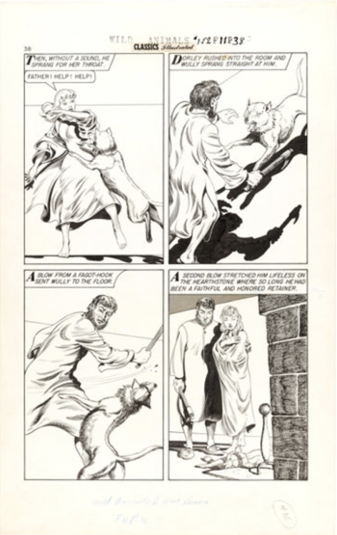 Classics Illustrated #152 Page 13 by L.B. Cole sold for $385. Click here to get your original art appraised.