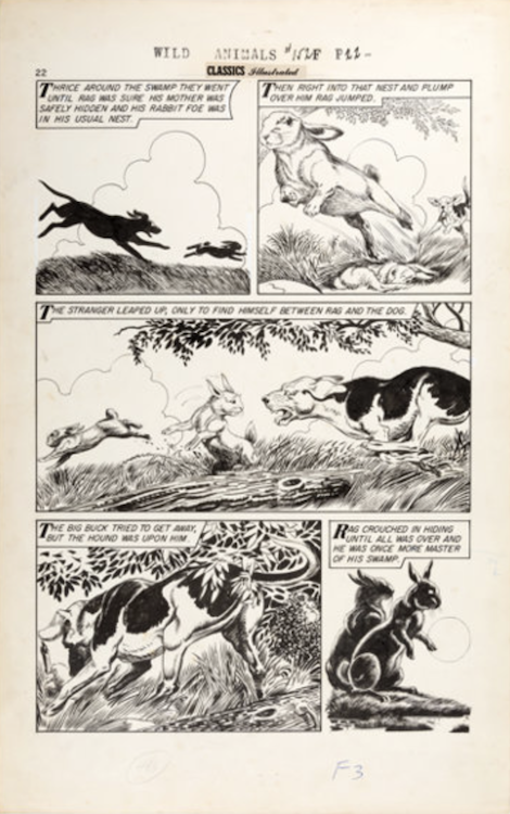 Classics Illustrated #152 Page 8 by L.B. Cole sold for $480. Click here to get your original art appraised.