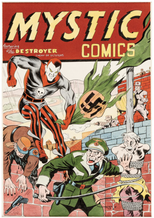 Mystic Comics #6 Recreation Cover Art by L.B. Cole sold for $5,520. Click here to get your original art appraised.