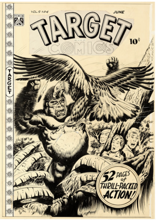 Target Comics #94 Cover Art by L.B. Cole sold for $22,800. Click here to get your original art appraised.