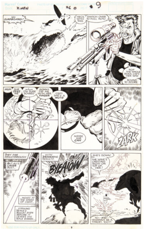 The Uncanny X-Men #260 Page 7 by Marc Silvestri sold for $2,400. Click here to get your original art appraised.