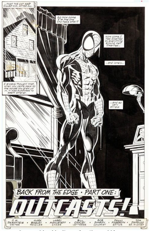 The Amazing Spider-Man #5 Page 4 by Mark Bagley sold for $1,670. Click here to get your original art appraised.