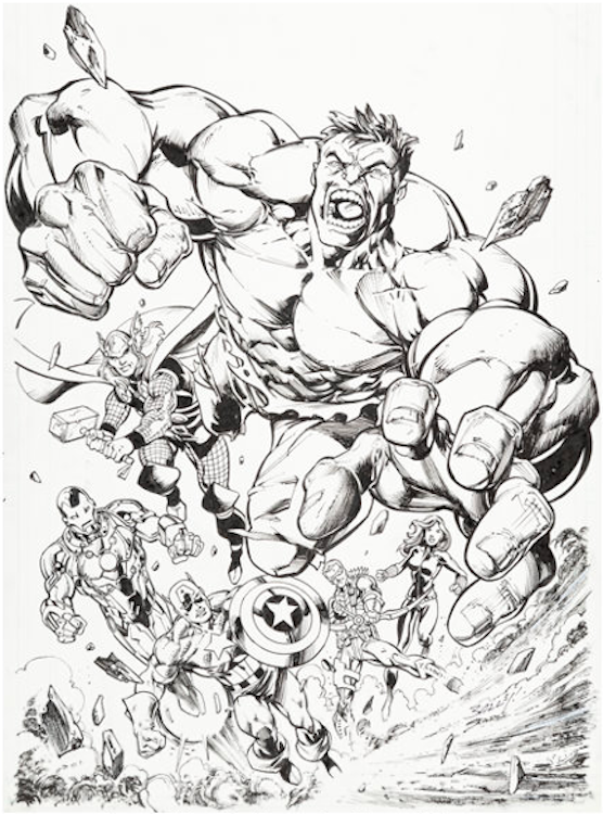 Avengers Assemble #2 Cover Art by Mark Bagley sold for $3,110. Click here to get your original art appraised.