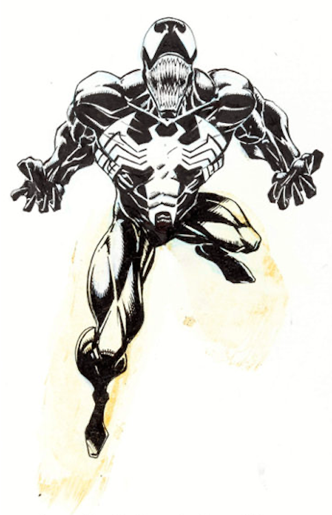 Venom Illustration by Mark Bagley sold for $2,640. Click here to get your original art appraised.