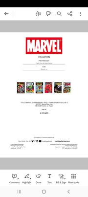 Marvel Stan Lee signed Giclee prints