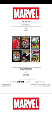 Marvel Stan Lee signed Giclee prints