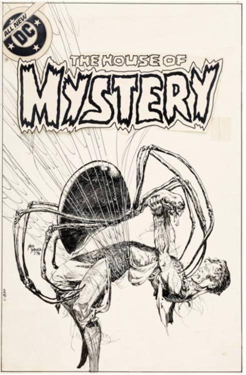 The House of Mystery #265 Cover Art by Michael Kaluta sold for $9,600. Click here to get your original art appraised.