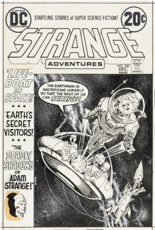 Strange Adventures #24 Cover Art by Michael Kaluta sold for $10,200. Click here to get your original art appraised.