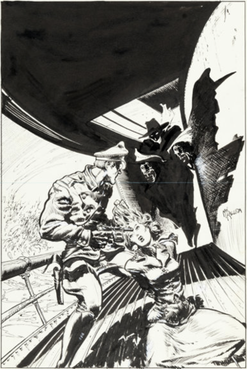 The Shadow #5 Unused Cover Art by Michael Kaluta sold for $24,000. Click here to get your original art appraised.
